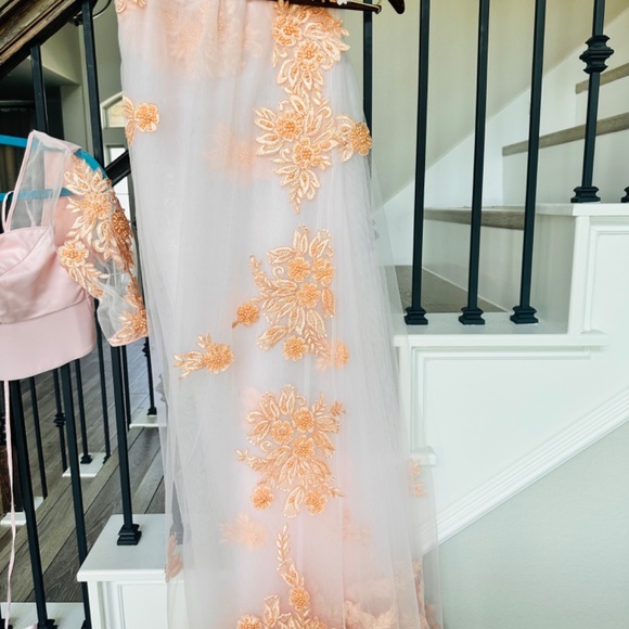 NEW Beautiful net reception saree  with saree jacket ( blouse) - Picture 8 of 16